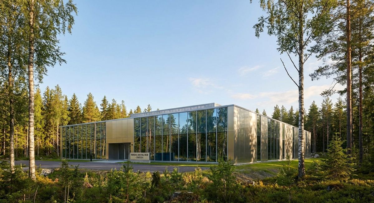 Modernes europäisches Rechenzentrum — Symbolbild für Mistrals Infrastruktur-Offensive