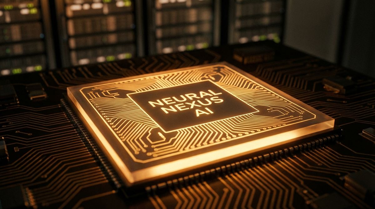 KI-Chip in einem modernen Rechenzentrum